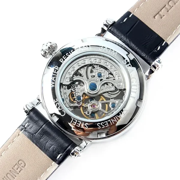 Seagull Original Watch Men's Business Luxury Watch Skeleton Flywheel Automatic Mechanical Watch Birthday Gift Clock 38mm M182SK - - Image 3