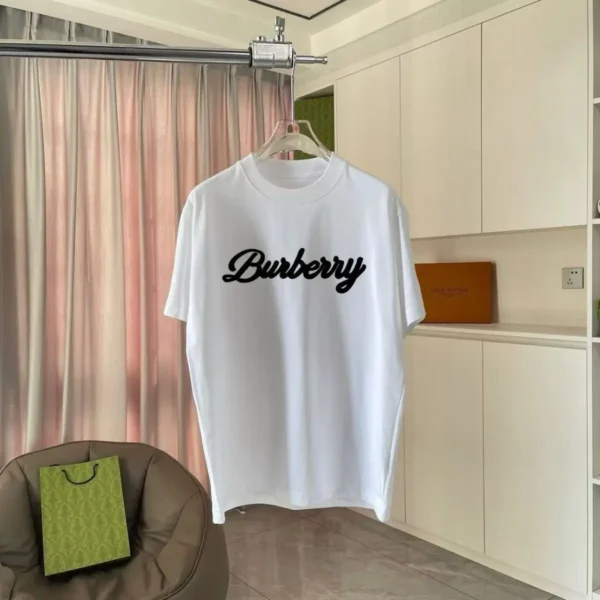 Popular New 2025 American Summer Men's Tide Brand Letter Printing Short-sleeved Trendy T-shirt Casual Top T Shirts Shirts - Image 2