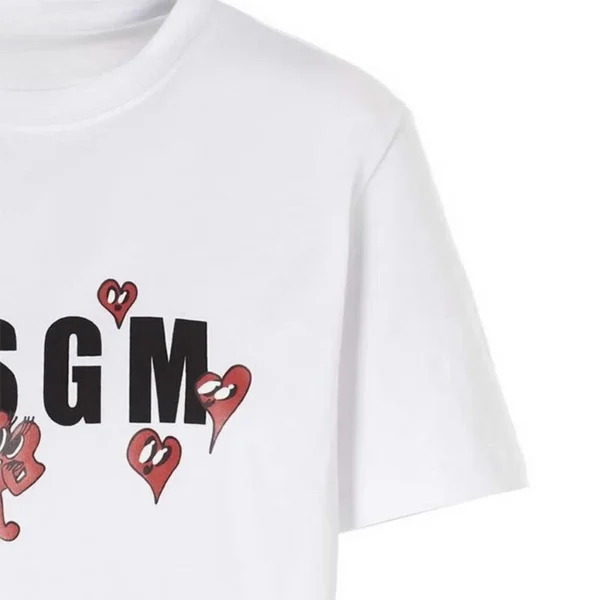 The 2025 new MSGM women's T-shirt summer fashion casual print T-shirt luxury brand - Image 6