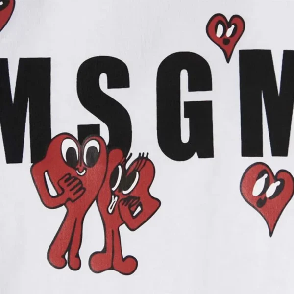 The 2025 new MSGM women's T-shirt summer fashion casual print T-shirt luxury brand - Image 5