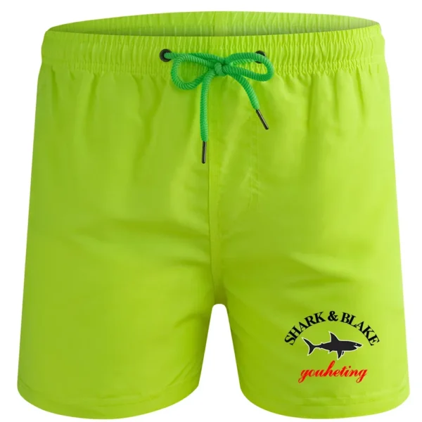 Novo verão à beira-mar férias masculino legal shorts calças de praia soltas moda casual calças esportivas calças de praia - Image 6