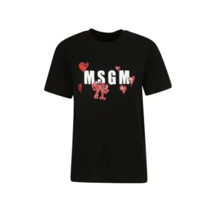 The 2025 new MSGM women's T-shirt summer fashion casual print T-shirt luxury brand
