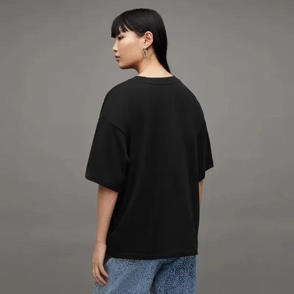 2024 New Arrival Cotton Luxury Brand T-shirt Women Summer Trendy Fashion Tshirt Top Short Sleeve Oversize Loose Unisex Clothes - Image 2