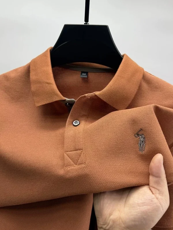 High end brand 100% cotton short sleeve polo shirt men's summer fashion designer new Paul pony embroidery casual golf T-shirt - Image 4