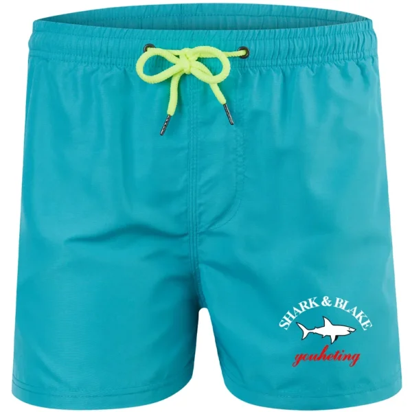 Novo verão à beira-mar férias masculino legal shorts calças de praia soltas moda casual calças esportivas calças de praia - Image 2