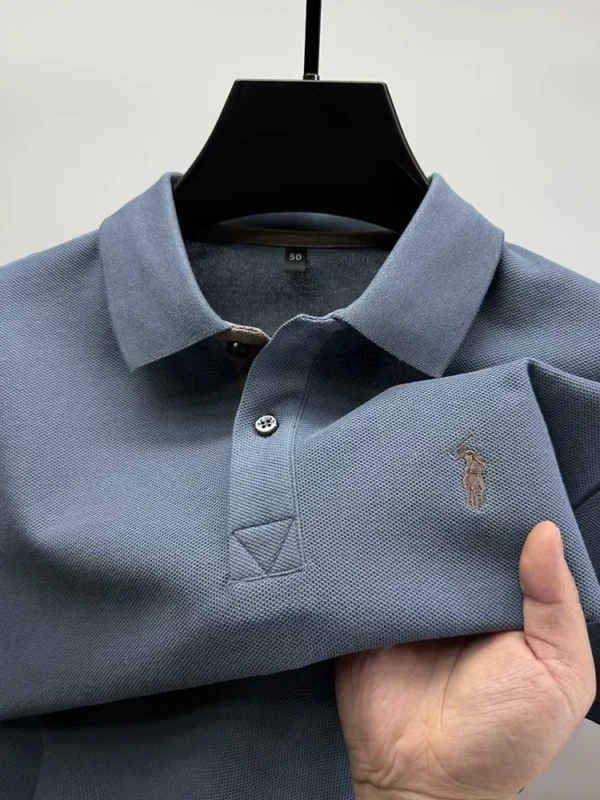 High end brand 100% cotton short sleeve polo shirt men's summer fashion designer new Paul pony embroidery casual golf T-shirt - Image 3