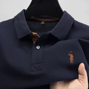 High end brand 100% cotton short sleeve polo shirt men's summer fashion designer new Paul pony embroidery casual golf T-shirt