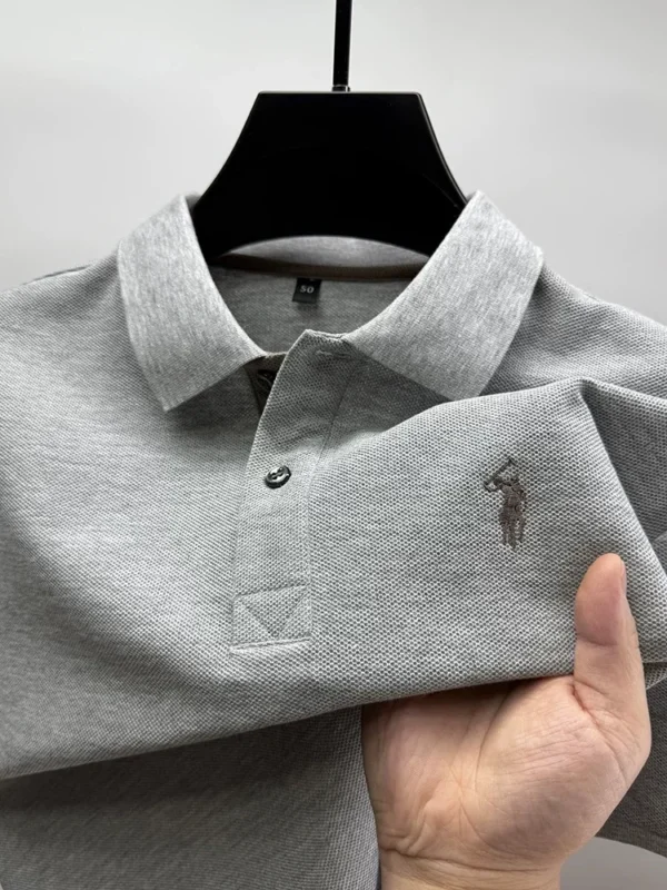 High end brand 100% cotton short sleeve polo shirt men's summer fashion designer new Paul pony embroidery casual golf T-shirt - Image 2