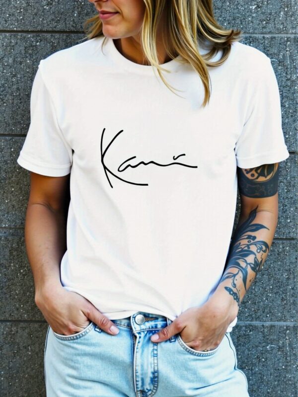 Women'S Casual "Kane" Graphic T-Shirt - Soft, Breathable Polyester Blend, Short Sleeve, Round Neck, Easy Care, Quick-Dry, Ideal for Outdoor Activities & Casual Wear, Casual Style, All Season Tee | Round Neck Tee | Comfortable Fit, Ladies T - Image 8