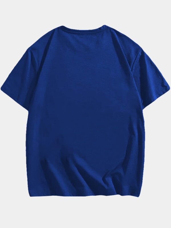 Men'S Casual Crew Neck T-Shirt with Moroccan Flag & "CASABLANCA" Print, Lightweight Polyester Summer Top, Regular Fit - Image 6