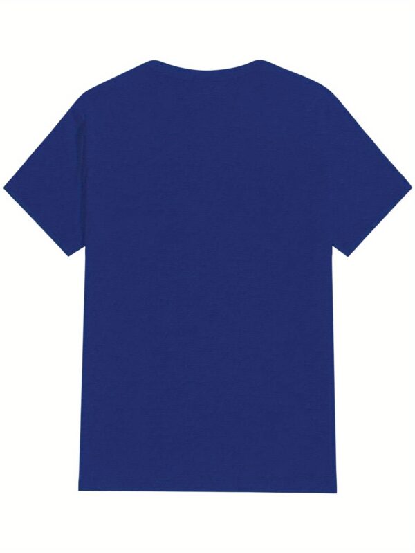 Men'S "Richmond" Gothic Font Print T-Shirt - Casual Polyester Crew Neck Short Sleeve Tee, Lightweight & Breathable for Summer - Image 4