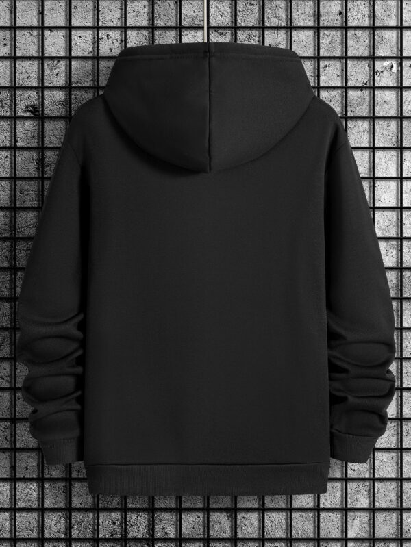 New Men's Fashionable and Personalized New York Letter Print Casual Hoodie with Fashionable Drawstring Hoodie for Autumn and Winter, Comfortable and Versatile Long Sleeve Hoodie - Image 9