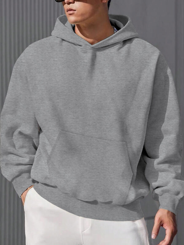 Casablanca Tennis Club Men's Graphic Print Hoodie - Black Relaxed Fit Sleeve Pullover with Palm Trees & Sunset Design, Machine Washable Autumn Winter Casual Outdoor Wear, Leisure Apparel | Nonstretch Fabric - Image 6