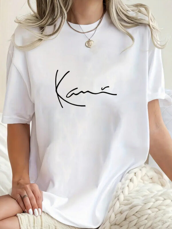 Women'S Casual "Kane" Graphic T-Shirt - Soft, Breathable Polyester Blend, Short Sleeve, Round Neck, Easy Care, Quick-Dry, Ideal for Outdoor Activities & Casual Wear, Casual Style, All Season Tee | Round Neck Tee | Comfortable Fit, Ladies T - Image 5