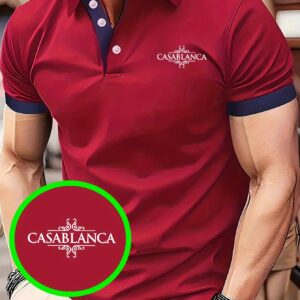 Men's Minimalist Letter Print - Premium Business Short Sleeve Shirt for Golf, Fishing, Basketball, Gym, Swimming, and Beach Wear