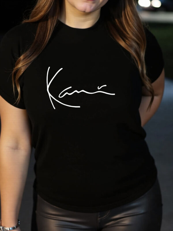 Women'S Casual "Kane" Graphic T-Shirt - Soft, Breathable Polyester Blend, Short Sleeve, Round Neck, Easy Care, Quick-Dry, Ideal for Outdoor Activities & Casual Wear, Casual Style, All Season Tee | Round Neck Tee | Comfortable Fit, Ladies T - Image 7