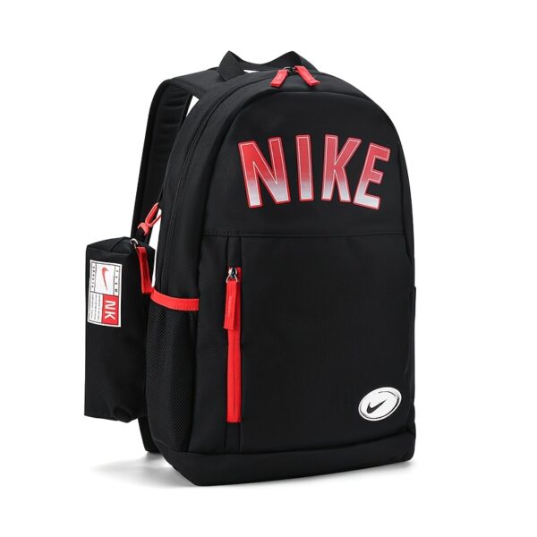 NIKE Men Women Double Shoulder Backpack, Polyester, Casual, Lightweight, Zipper Closure, Hand Wash, with Print, for Outdoor Sports - Image 7