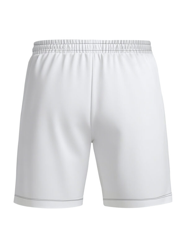 Men's Summer Casual Shorts with Bold 3D Digital Letter Print - Breathable White Athletic Shorts, Regular Fit for Outdoor Sports & Leisure, Machine Washable, Gym Shorts, Smooth Texture Fabric, Active Lifestyle, Trendy Design, Durable Construction, Active Men - Image 2