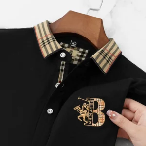 2025 new luxury men's short sleeved summer high-quality designer boutique brand embroidered polo shirt business casual T-shirt - zinifashion