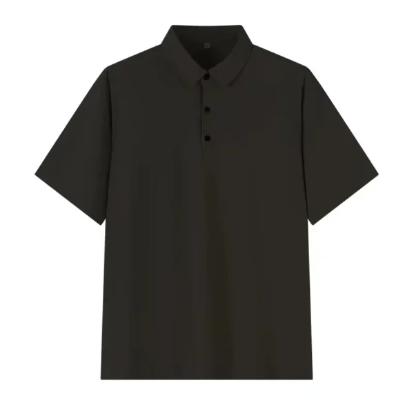 Fashion Luxury Brand Business Polo Shirt Men's Short-sleeved Printed T-shirt Loose Summer Plus Size Men's Top . - Image 6