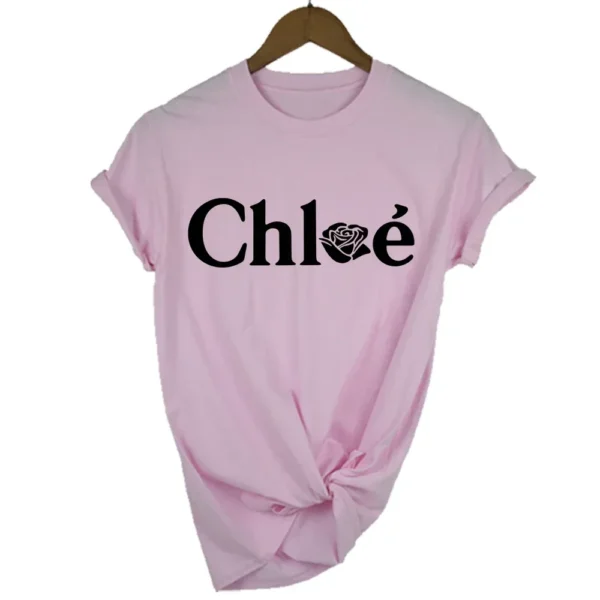 High Quality T-shirt 2025 Summer Luxury Alphabet Print T-shirt Fashion Graphic Women's Top Street Women's Shirt women clothing - Image 2
