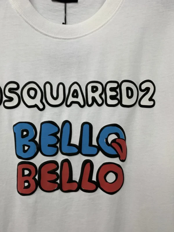 The New Summer Trend Brand Dsq Cotton Short-sleeved T-shirts for Men and Women Are Summer Clothing - Image 3
