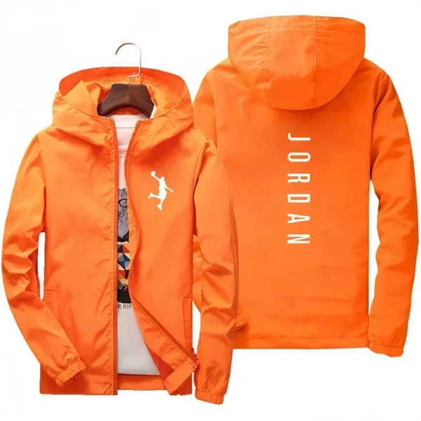 Men's casual hooded jacket 2025 spring and autumn new windproof waterproof outdoor fishing zipper jacket fashion men's clothing - zinifashion 200000343 - Image 6