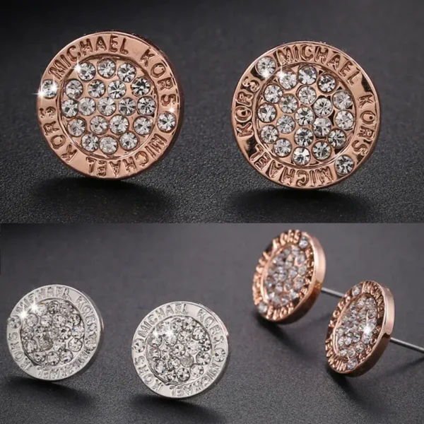 925 Sterling Silver Round Rhinestone Stud Earring For Women Fashion Temperament Party Gifts Accessories - zinifashion 36 - Image 4