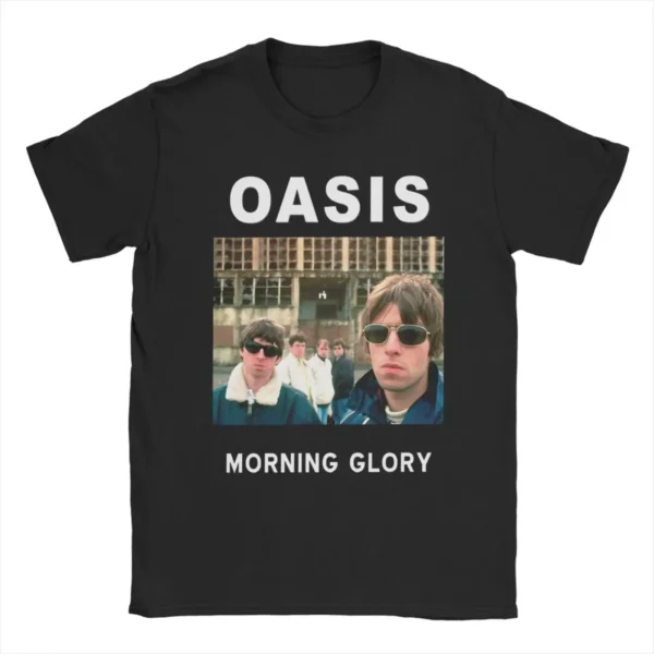 O-Oasis Rock Band T-Shirts for Men Women British Music Albums Vintage Tees Crew Neck Short Sleeve T Shirt Clothing Tops Y2k Top - zinifashion 200000345 - Image 3
