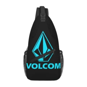 Custom Volcoms Logo Sling Chest Bag Customized Shoulder Crossbody Backpack for Men Traveling Daypack