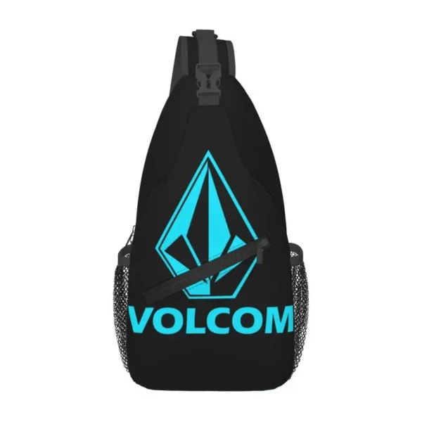 Custom Volcoms Logo Sling Chest Bag Customized Shoulder Crossbody Backpack for Men Traveling Daypack