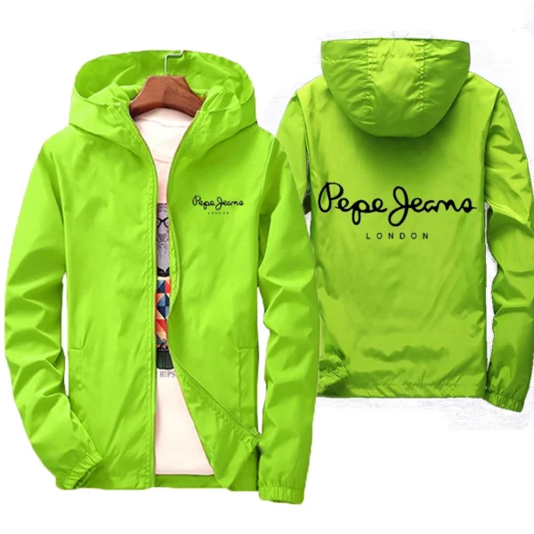 2025Men's new hiking jacket, outdoor hooded jacket, rainproof casual parka autumn outdoor sportswear, fashionable windbreaker. - Image 2