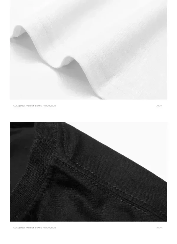 Summer Latest Fashion Luxury Brand Pure Cotton Printing Y2K Top Casual Sports Large Size Crew Neck Men's and Women's Top T-shirt - zinifashion 18 - Image 4