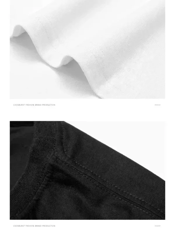 Summer Latest Luxury Brand Y2K Top T-shirt Pure Cotton Flat Print Large Size Short-sleeved Casual Men's and Women's T-shirt - zinifashion 18 - Image 4