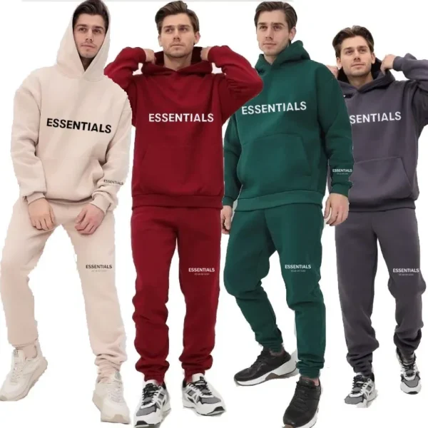 New Basic Style Hoodie Sweatshirt with Chest Sleeve Logo Heat Pressed Unisex Comfortable Soft Material Streetwear Fashion