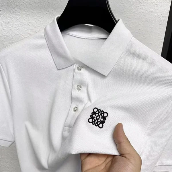 Summer Men's Brand Classic Big Print Polo Shirt Lapel Short Sleeve Business Casual Breathable Outdoor Sports Shirt - zinifashion 200574005 - Image 3