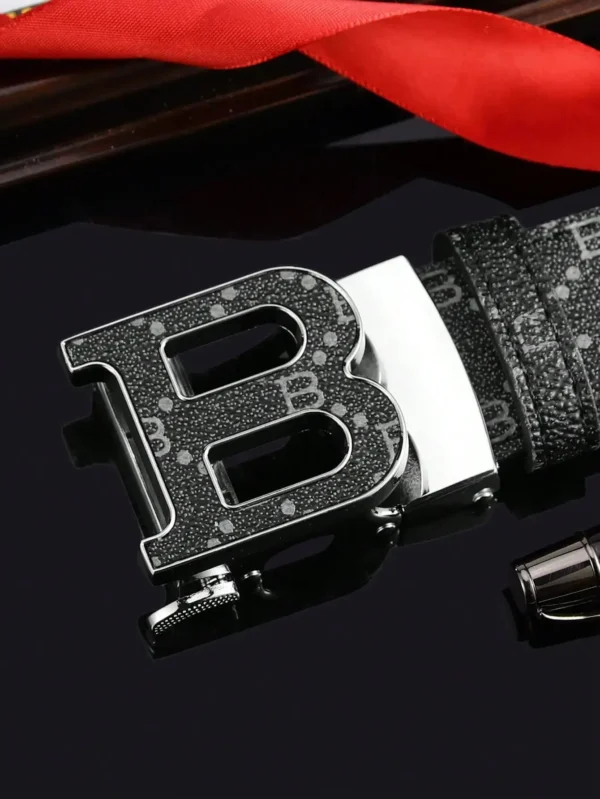 Men's automatic buckle, letter B buckle design, business and leisure style, Valentine's Day, Father's Day, friendship gift. - zinifashion 200000297 - Image 2