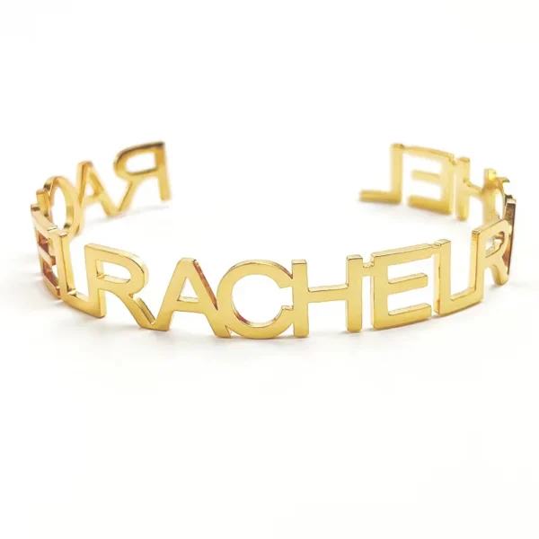 Custom Cuff Name Bracelet Adjustable Engraved Bangle Personalized Letter Jewelry Stainless Steel Accessory for Women Men Gift - zinifashion 36 - Image 6