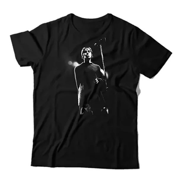 Summer New Oasis Band Rock Music Tide Brand Retro Casual Cotton Men's and Women's Casual Short-sleeved T-shirt - zinifashion 200000343 - Image 3
