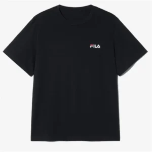F--ila 2025 Spring New Sports and Leisure Round Neck Short Sleeve T-shirt with Small Label Korean Version Printing - zinifashion 1501