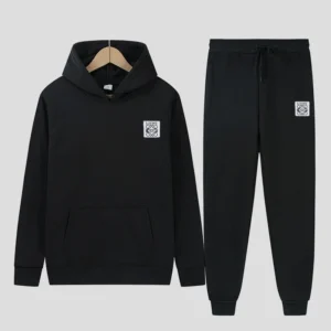 Men's Brand Sweater Set Anime Printed Cotton Hooded Sweater Pullover Men's Women's Fashion Fleece Long Sleeve Hoodie Set ...