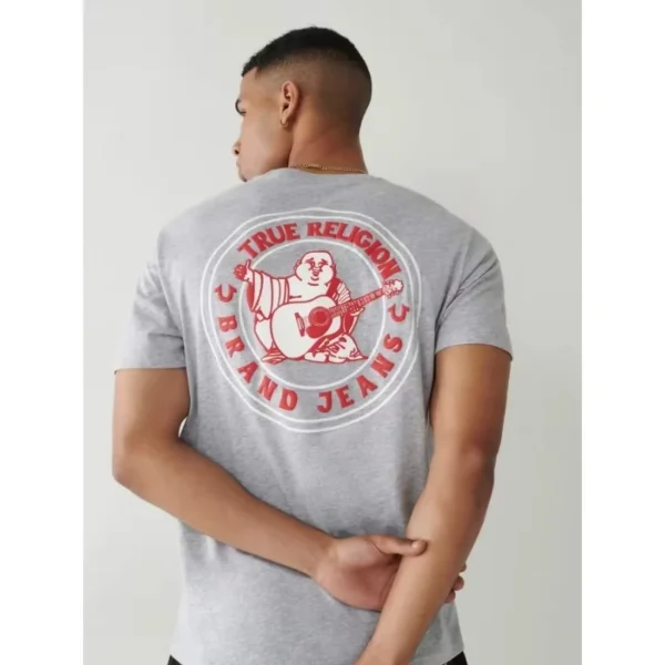 2025 Graphic Printing Luxury Brands True Religion Style Rider T-shirt Top Clothing Vintage Print T Shirt Y2K in Cheap Tops Tees - zinifashion 18 - Image 3