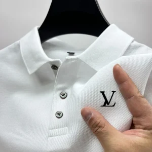 High quality men's business polo shirt, men's summer T-shirt, street fashion brand polo shirt