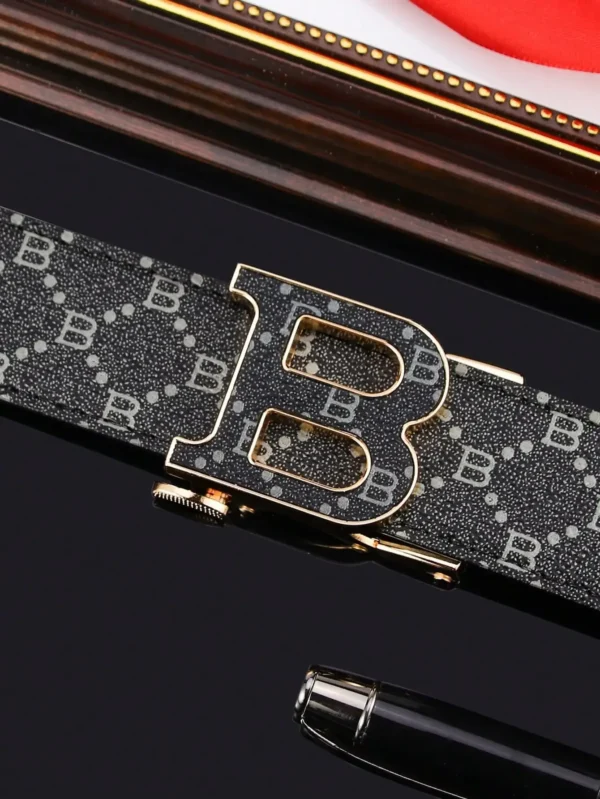 Men's automatic buckle, letter B buckle design, business and leisure style, Valentine's Day, Father's Day, friendship gift. - zinifashion 200000297 - Image 4