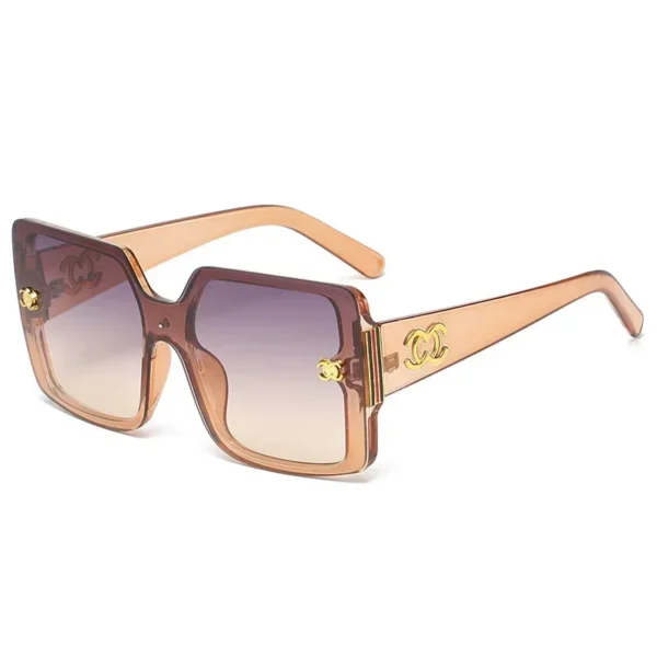 New Fashion Square Sunglasses For Woman 2025 Vintage Metal Frame Polygonal Sun Glasses Women Luxury Designer Shades Eyewear - zinifashion 201355758 - Image 4