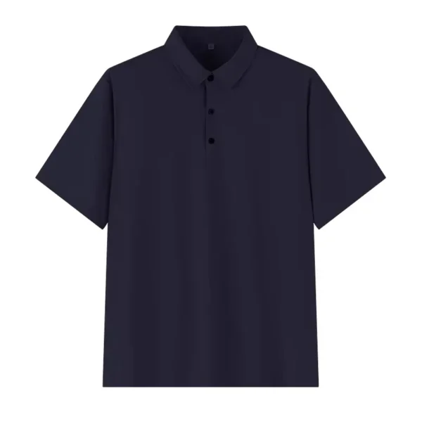 Fashion Luxury Brand Business Polo Shirt Men's Short-sleeved Printed T-shirt Loose Summer Plus Size Men's Top . - Image 3