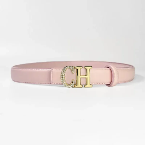 2025 women's genuine leather belt smooth buckle men's/women's fashionable casual business style belt suitable for jeans Y2K belt - zinifashion 200000297 - Image 5