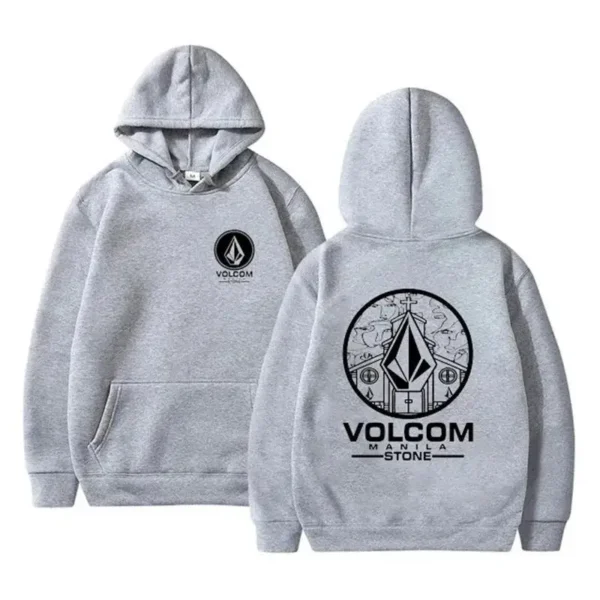Hoody Volcom Stone Double-sided Casual Graphic Sports Tops Breathable Streetwear Women Clothing 2025 Fashion Hoodie - zinifashion 200000345 - Image 2