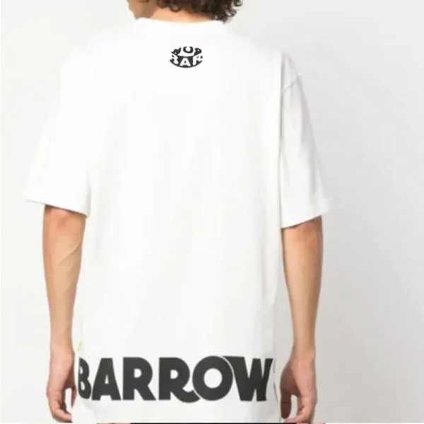 2025 Summer 100% cotton barrow Men's T-shirt top Short sleeve Women's T-shirt Casual shopping high quality clothing brand print . - Image 6