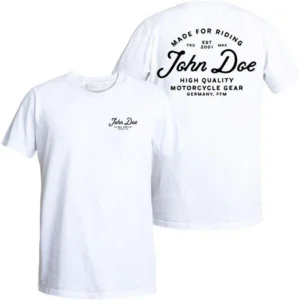T-shirt John Doe "JD" Motorcycle Top Summer Luxury Brand Cotton Men's and Women's T-shirt Motorcycle Short Sleeve .